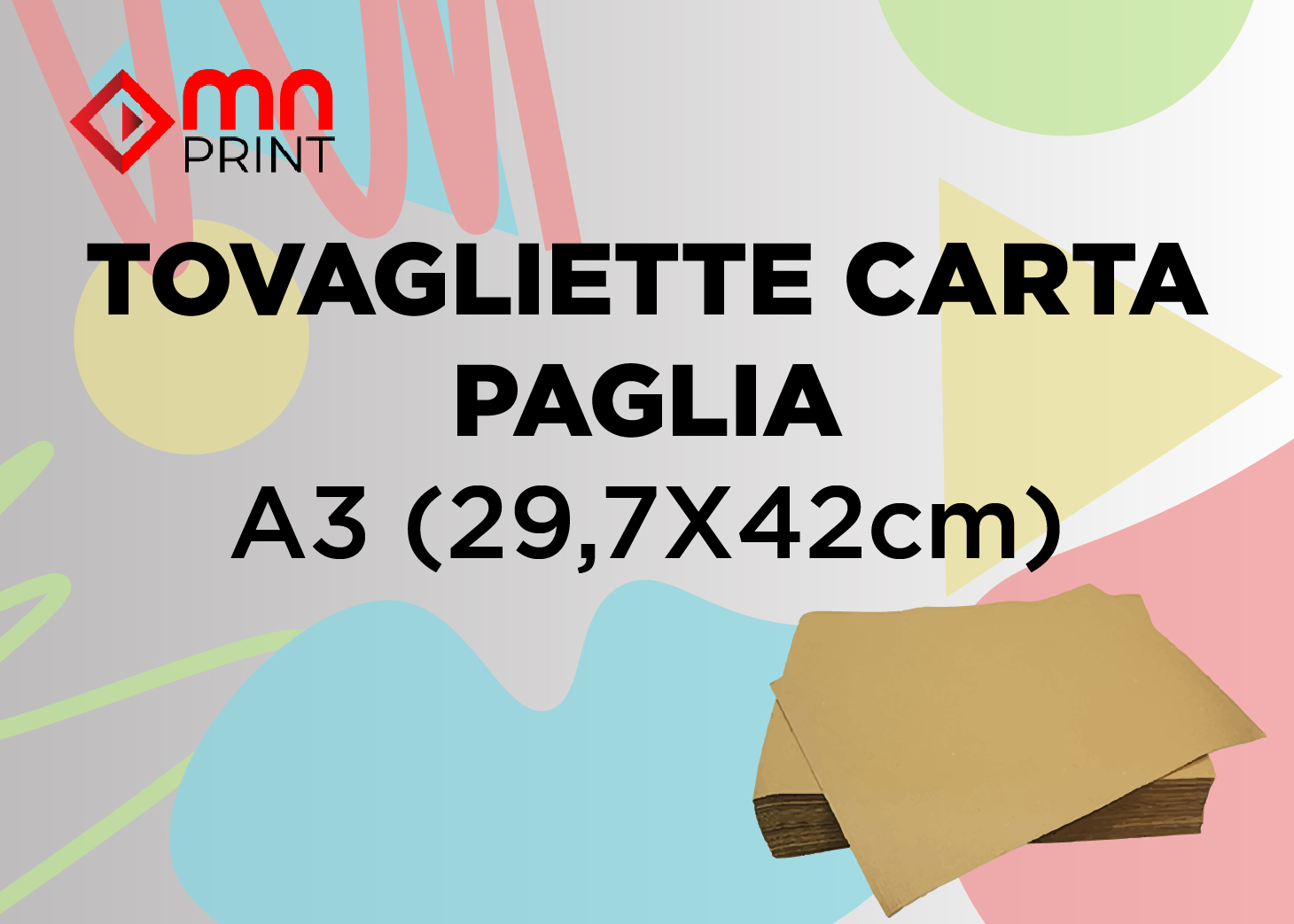 tovagliette carta paglia A3